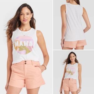 Grayson Threads Women's Mama Watercolor Graphic Tank Top